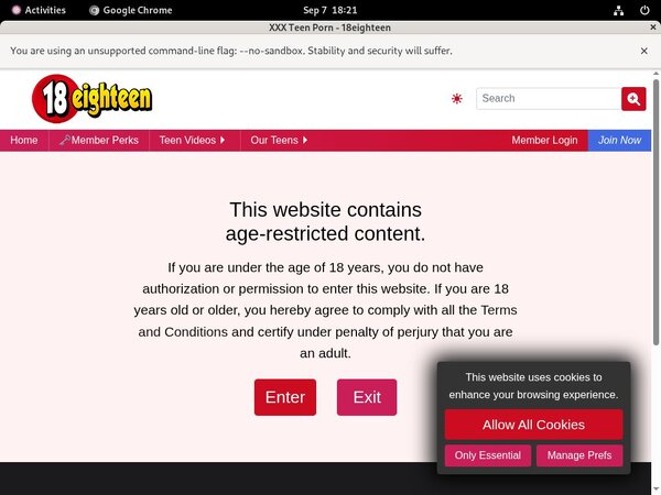 18eighteen.com Free Trial Join
