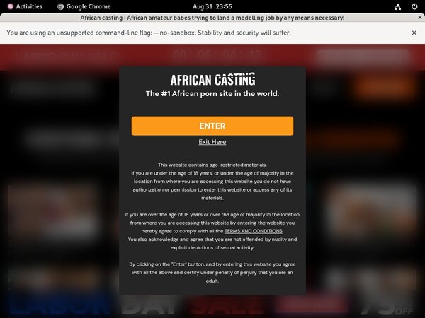 African Casting With Direct Debit
