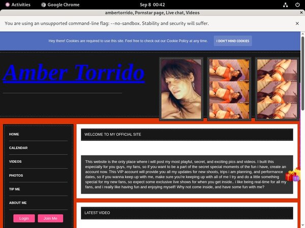 Ambertorrido.modelcentro.com Billing Page