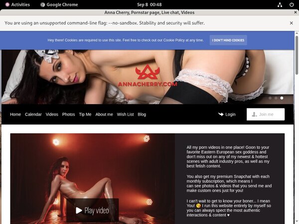 Annacherry.com Make Account