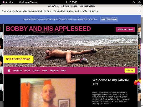 Bobbyappleseed ??