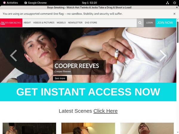Boys Smoking Hack Account