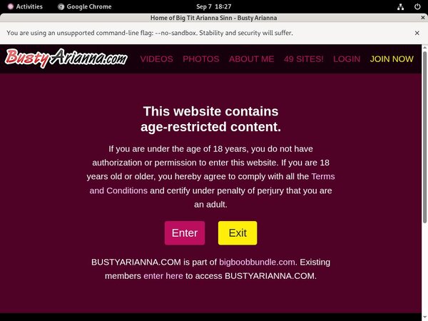 Busty Arianna Password Premium
