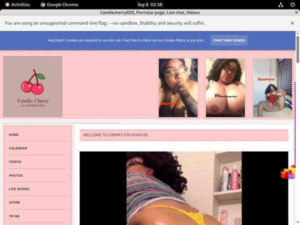 Camilacherryxxx Username Password