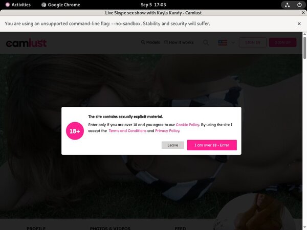 Camlust.com Account Membership