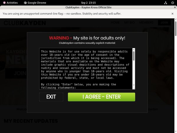 Clubkayden.com Member Passwords