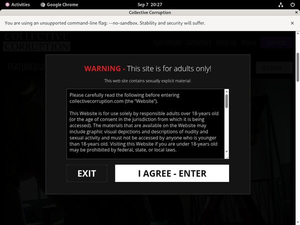 Collective Corruption Paysite Passwords