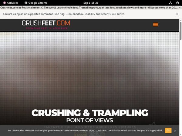 Crush Feet Casting