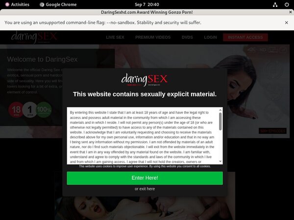 Daringsexhd.com Porn Pass