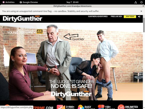 Dirtygunther.com With ECheck