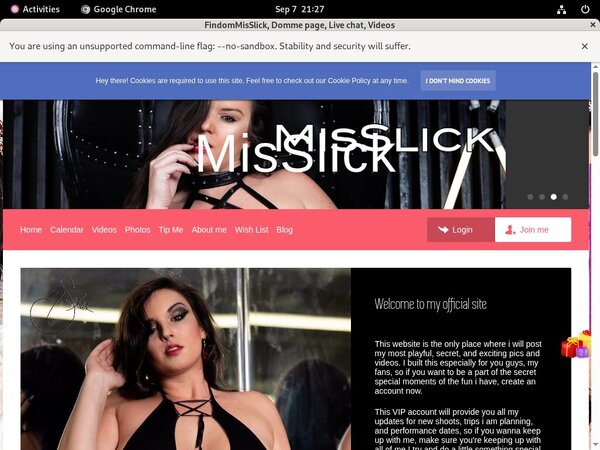 FindomMisSlick Credits