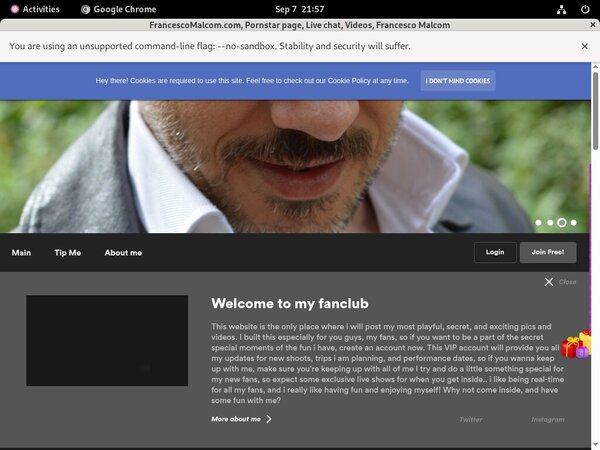 FrancescoMalcom.com Account
