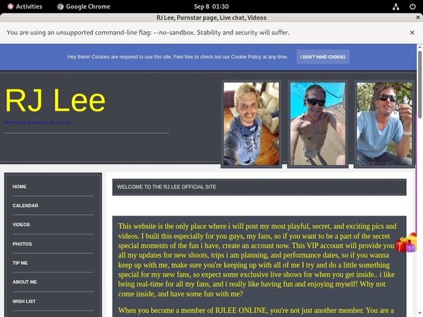 Free Account For Rjlee.modelcentro.com
