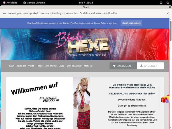 Free BlondeHexe Password Account
