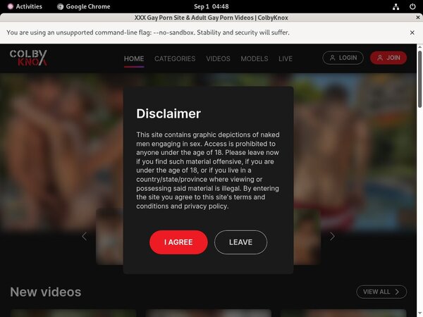 Free Colby Knox Login Account