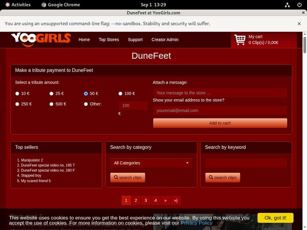 Free Dunefeet Passes