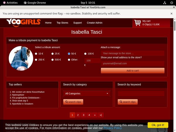 Free Password Isabella Tasci