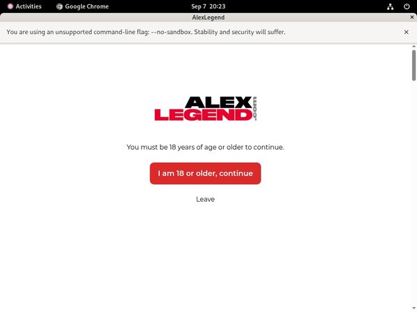 Free Porn Alex Legend