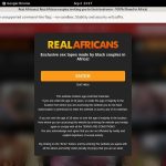 Free Real Africans Discount Membership