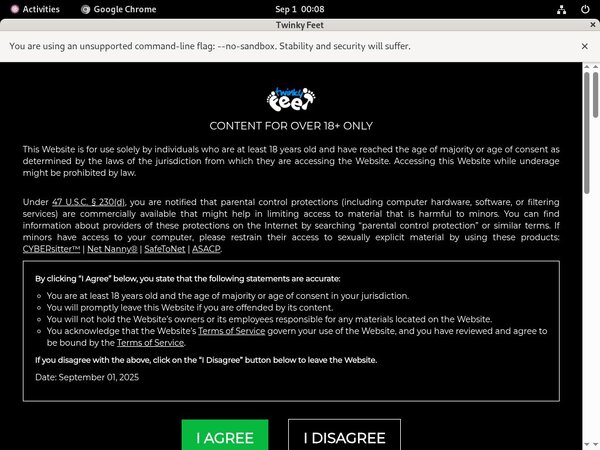 Get Twinkyfeet.com Trial