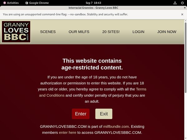 Grannylovesbbc.com Valid Password
