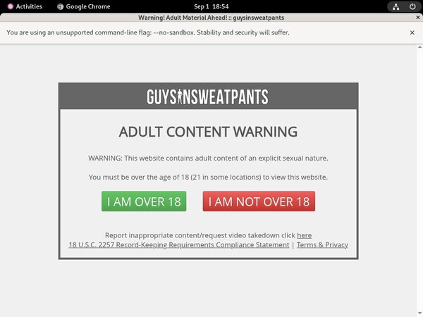 Guysinsweatpants.com Porn Tube