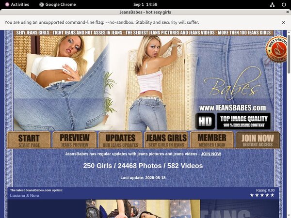 Jeans Babes Free Logins