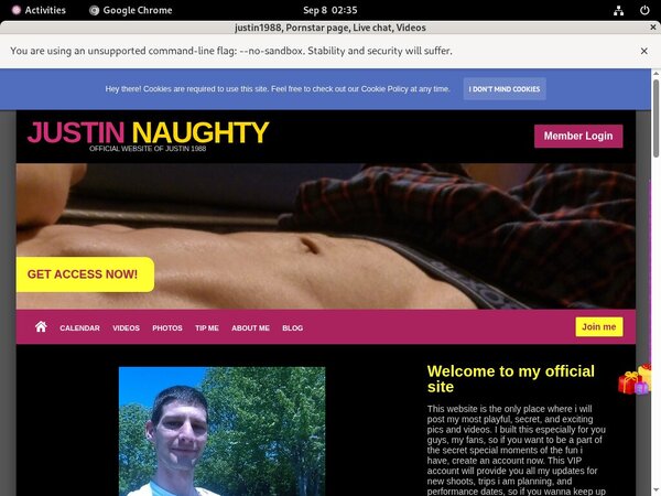 Justin1988 Trial Memberships