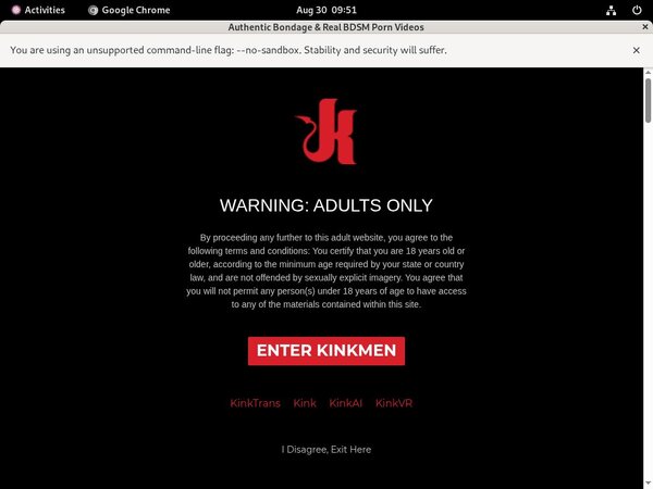 Kinkmen.com Website