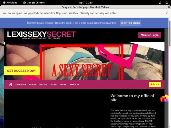 Lexi Sexy Login Codes