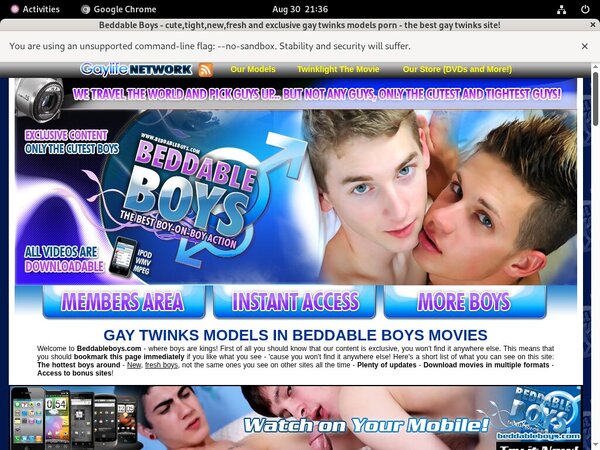 Limited Beddable Boys Discount Deal