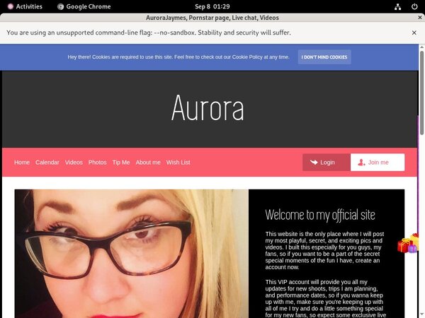 Login To AuroraJaymes For Free
