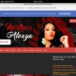 Mistress Alexya Network