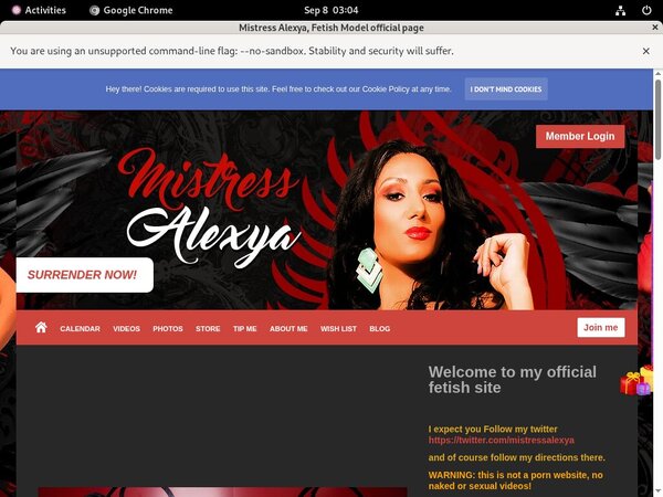 MistressAlexya Porn Accounts