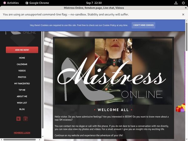 Mistressonline.eu New Password