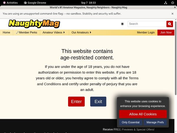 Naughty Mag Limited Time Offer