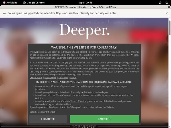 New Deeper Discount Code
