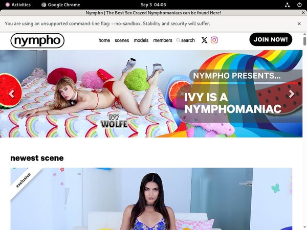 Nympho Paypal Join