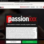 Passion XXX Sing Up