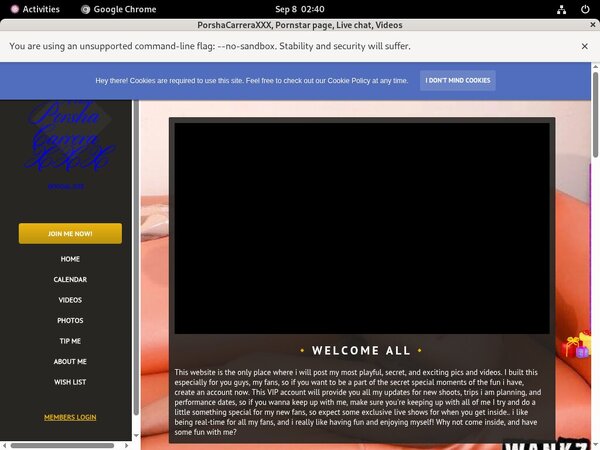 PorshaCarreraXXX Free Trial Member
