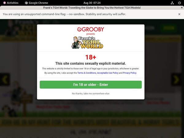 Premium Franks T-Girl World Passwords