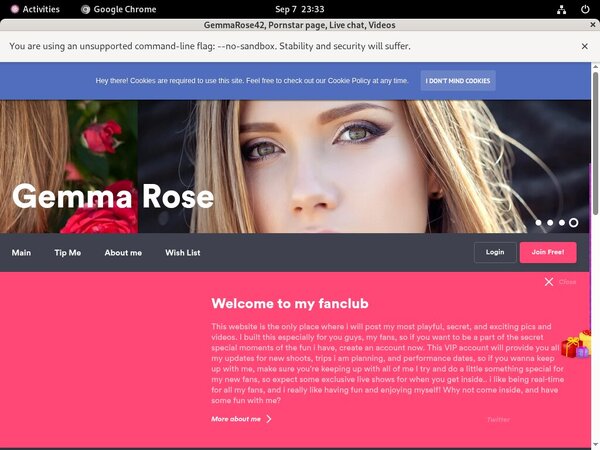 Promo Code GemmaRose42