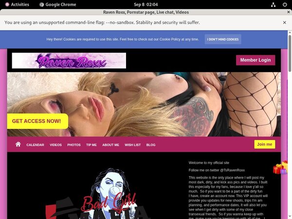 RavenRoxx Free Trial Special