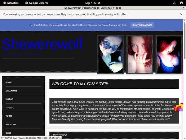 Shewerewolf.modelcentro.com Update