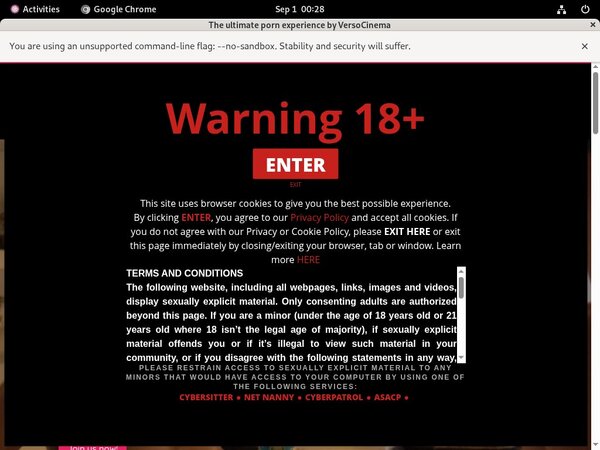 Sign Up Versocinema