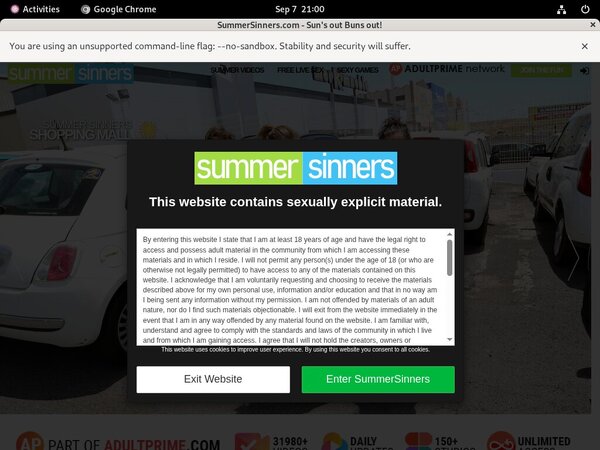 Summersinners.com Official