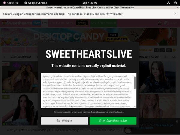 Sweethearts Live Account Share