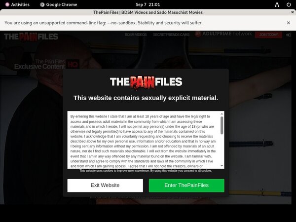 The Pain Files Fresh Passwords