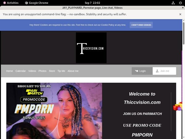 Thiccvision.com Pro Biller Page