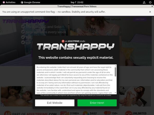 Transhappy Creampie